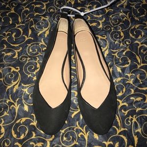 UGG Black Suede Leather Ballet Flats Size 7.5 | Gently Used | Cozy & Chic